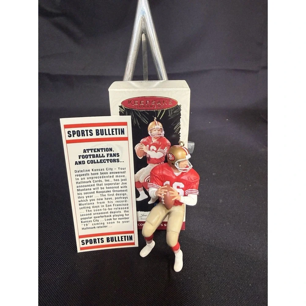 Joe Montana 1995 Hallmark Keepsake First in Football Legends Series 49ers